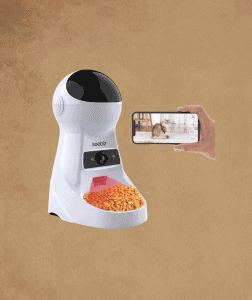 Iseebiz Automatic Cat and Dog Feeder with Camera